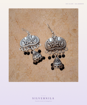 silvernila-temple-jhumka
